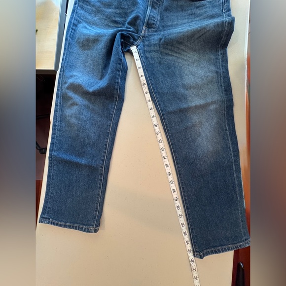 6397 Button Fly Jeans Women’s Size 29  Medium Wash Distressed - Picture 12 of 15
